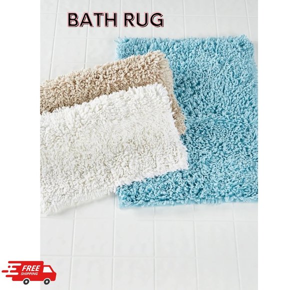 Cotton Bath Rug - Picture 2 of 2